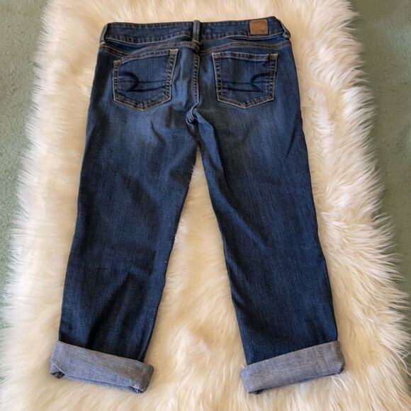 American Eagle AEO Stretch Artist Crop Jeans 6 - Picture 9 of 16